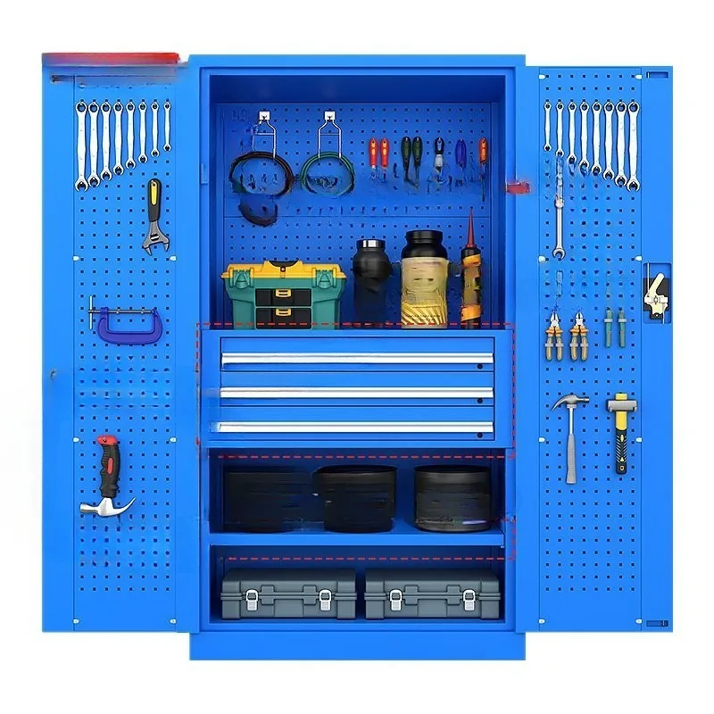 Heavy Tool Cabinet Workshop Thickened Iron Locker Auto Repair Hardware Tools