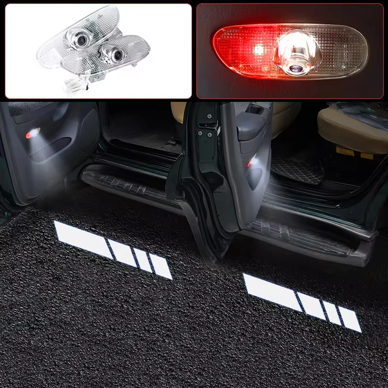 

For LC120 2003-2009 Interior Design Accessories Car Door Warning Light Lc120 Fj120 Led Courtesy Lamp