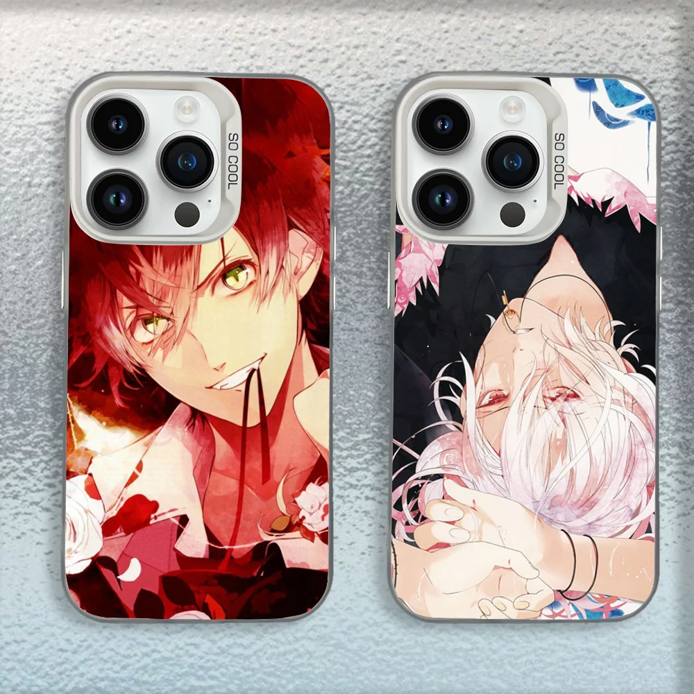 

D-Diabolik Lovers Phone Case For iPhone 16,15,14,13,12,11,Mini,Pro,SE,MAX White Matte Shockproof Cover