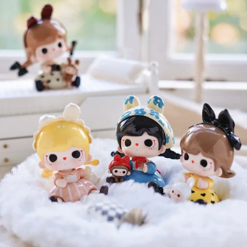 

Натуральная слепая коробка Tutubear-первое поколение ручной работы, мини-милые настольные украшения для девочек, модные коллекционные игрушки, подарочный набор