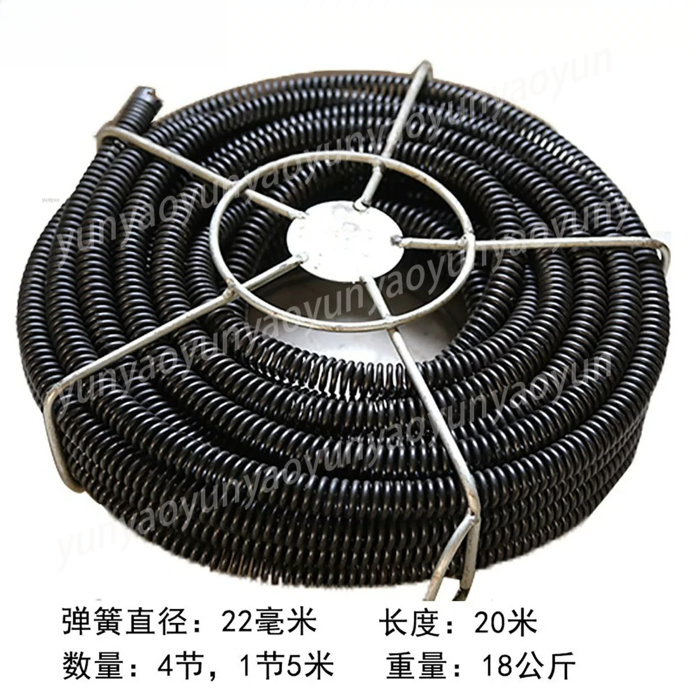 

150 Diameter 22 Encrypted Spring Electric Pipe Dredging Tool for Outdoor Sewer Unclog