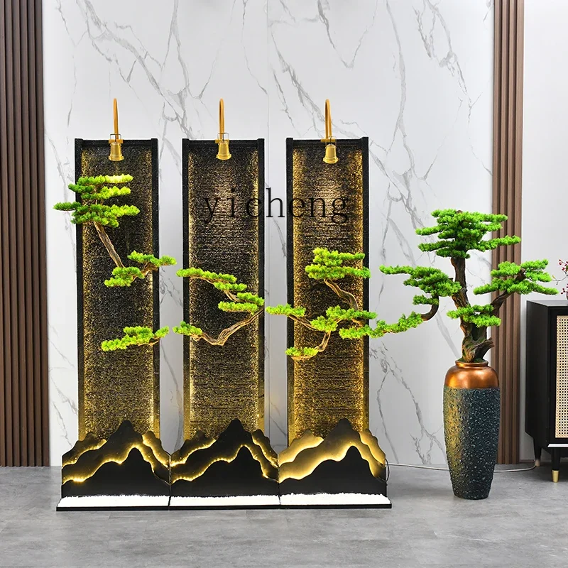 6.8BJL running water screen partition entrance company office floor ornament circulating water