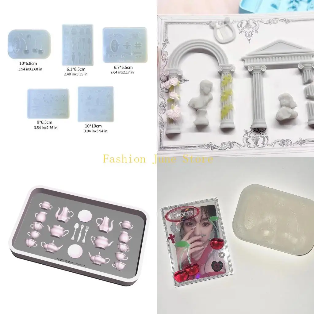 N5KA Heat Resistant Silicone Dropping Mold Candy and Chocolate Making Mould Jewelry Making Accessories Kitchen Bakewares