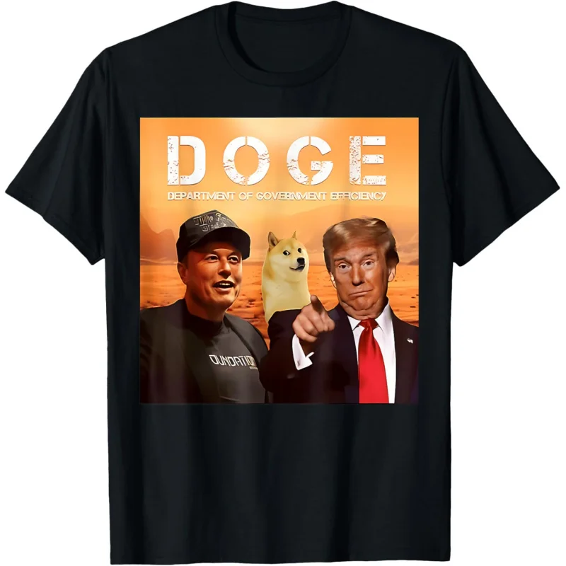 Funny Trump DOGE Department Of Government Efficiency Mars T-Shirt