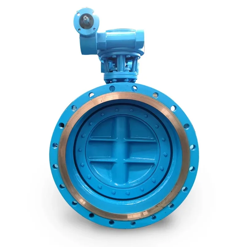 

Pn16 Ss420 Stem EPDM Seal Handle Operated Valve Manufacture Flanged Double Eccentric Butterfly Valve
