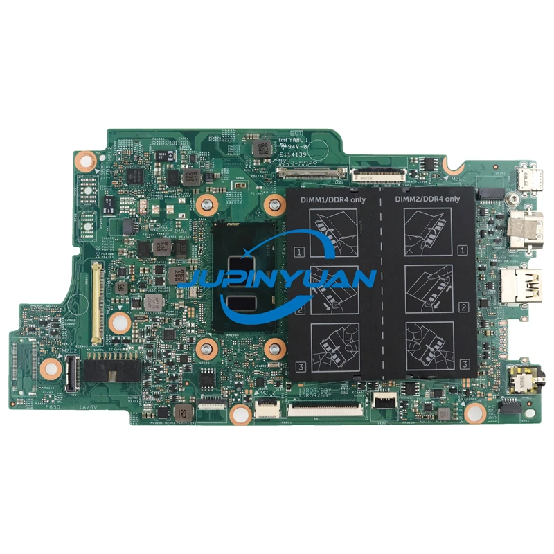 

Pentium 4415U CPU 17810-1 28JF7 DDR4 FOR dell Latitude 3390 Laptop Notebook Motherboard CN-02J4JT 2J4JT Mainboard