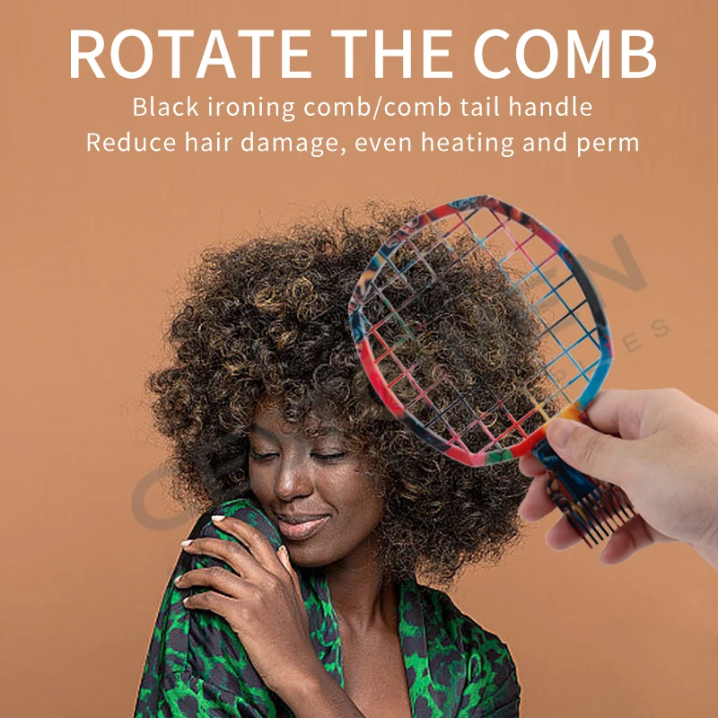مجموعة مشط لتصفيف الشعر الأفريقي الاحترافي للرجال ، مجعد شعر الحلاق ، شوكة الموجة ، مشط بيك ، صالون ، أدوات تصفيف الشعر ، جديدة