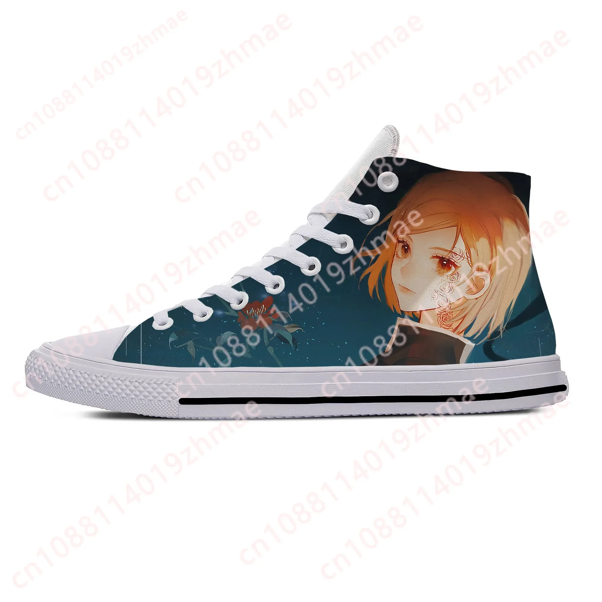 

Популярные японские аниме-кроссовки Jujutsu Kaisen Kugisaki Nobara, повседневная обувь, высокие дышащие кроссовки для мужчин и женщин, легкие кеды