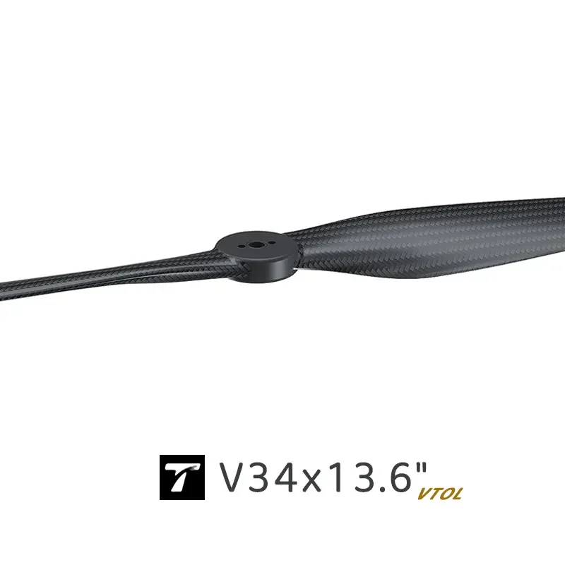 T-MOTOR V34*13.6 Carbon Fiber Propeller Compatible VL1035  Motor Fix Wing Multicopter Drones RC Accessory for UAV Applications