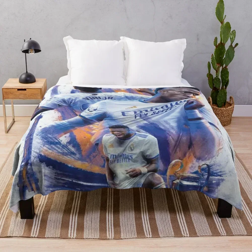 

vinicius junior Throw Blanket Quilt for winter Beach Decorative Sofa Blankets