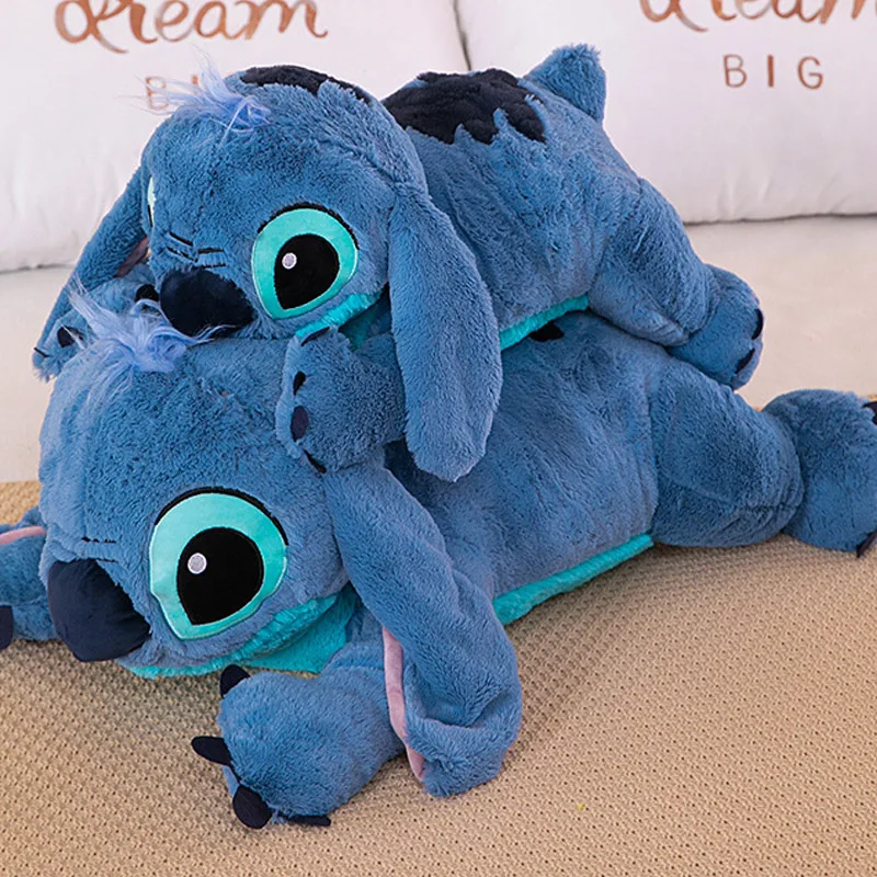 45/60/80cm Kawaii Disney Lilo And Stitch Large Size Stuffed Animals Big Plush Toy Pillow Anime Doll Cute Children Birthday Gift