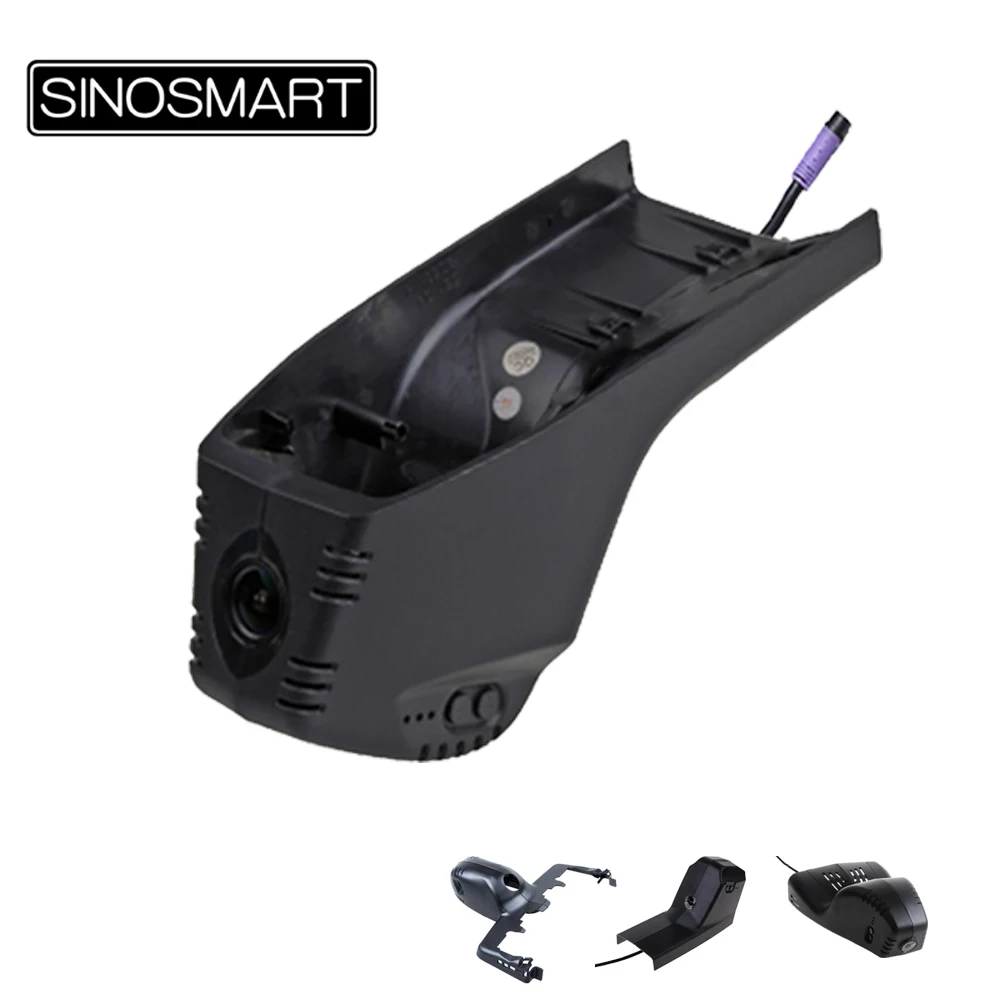 

SINOSMART 1080P Novatek Wifi DVR Camera for BMW X3, X4, X5, X7, 3 Series, 4 Series or BMW320, 325i etc. from 2015 to 2020