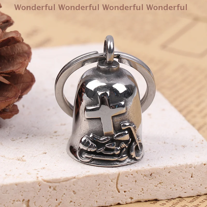 

For Bikers Women Men W/Hanger Biker Bell For Riders Good Luck Riding Bell Spirit Bell MotoGremlin/Guardian Bell Motorcycle Bell