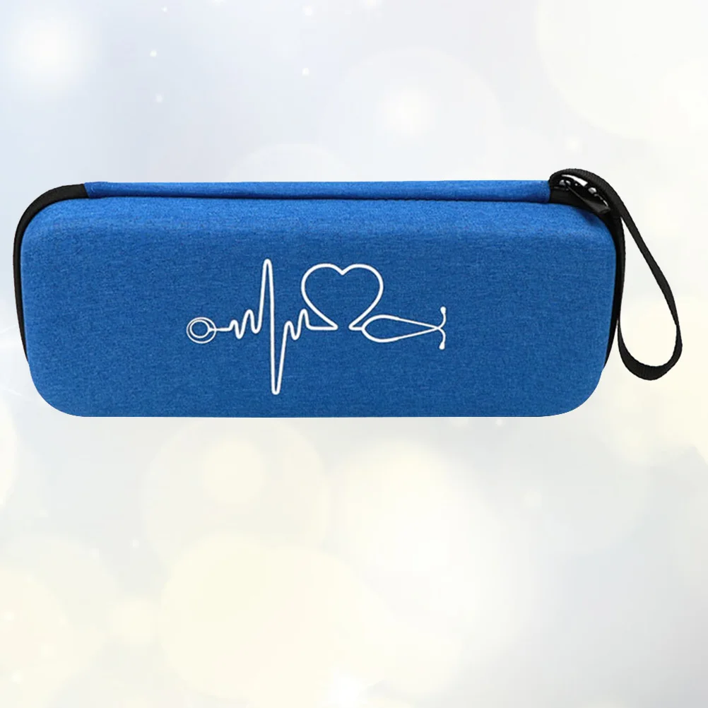 

1Pcs Stethoscope Case Eva Hard Shell Protective Zipper Storage Bag Portable Shockproof Carrying Pouch Compatible for 3M