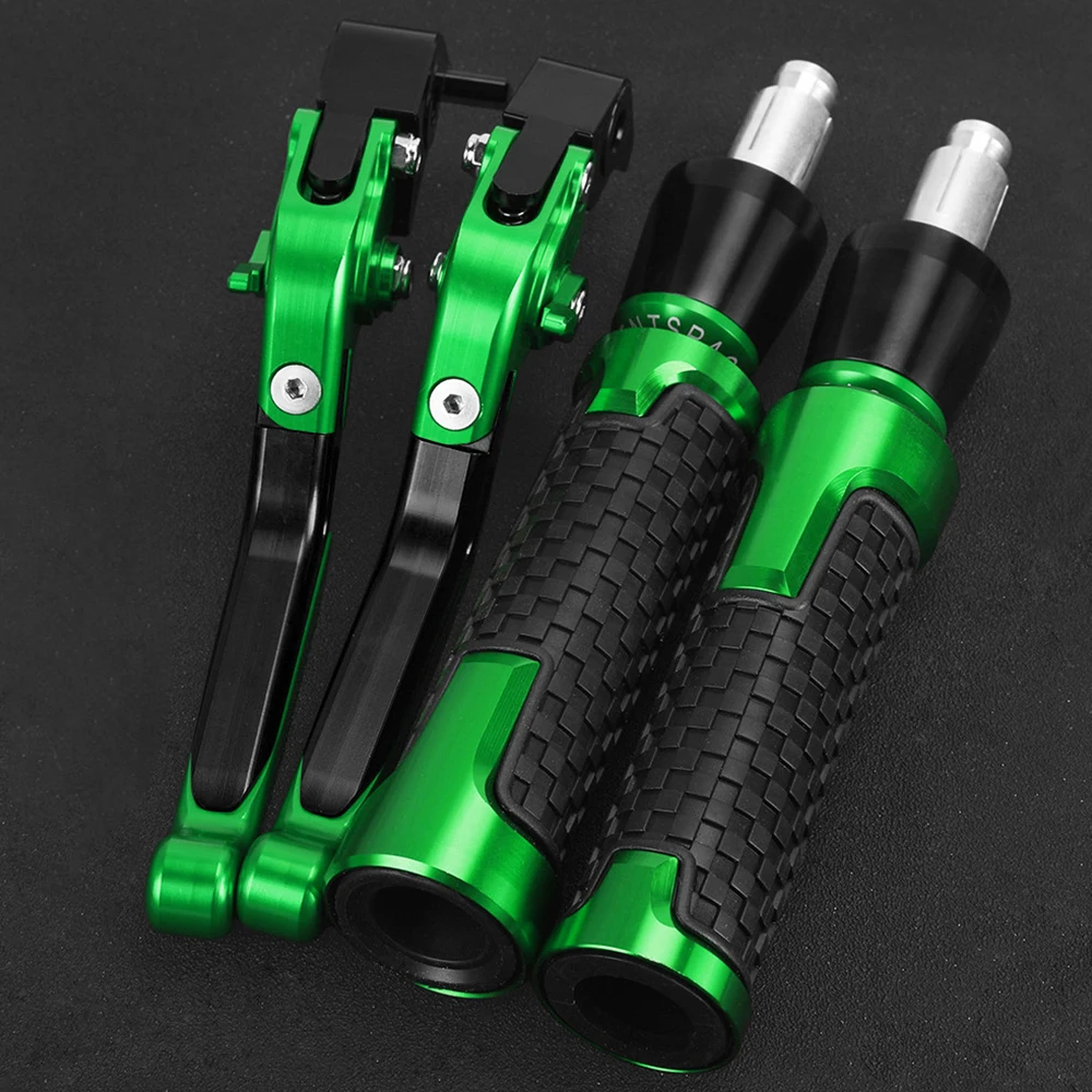 

NINJA400 2023 2024 Motorcycle Brake Clutch Levers Handlebar Hand Grips Ends For KAWASAKI NINJA 400 400R 2018 2020 2019 2022 2021