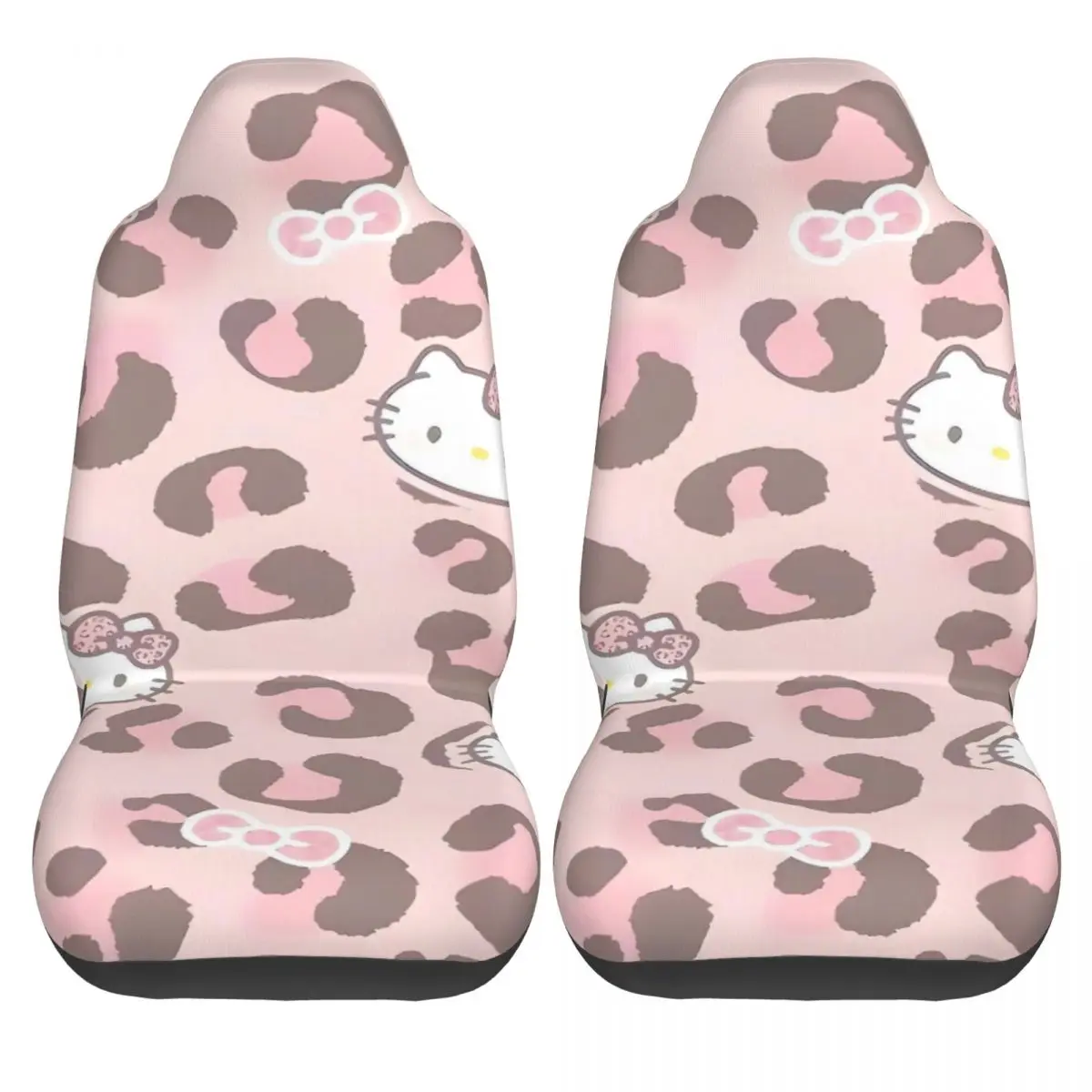 

Hello Kitty Car Seat Covers Safety 2 Pcs Auto Seat Covers Funny Minivan Polyester Cover