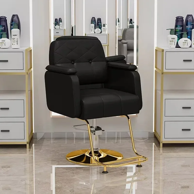

Classic Modern Barber Chair Trendy Exquisite Simple Design Barber Chair Comfortable Italian Silla Barberia Commercial Furniture