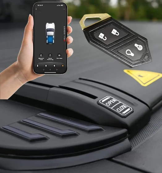 Cannon Accessories Power Bed Cover for Electric Trucks Aluminum Roller Shutter Tonneau Cover Anti-Theft Locking Property