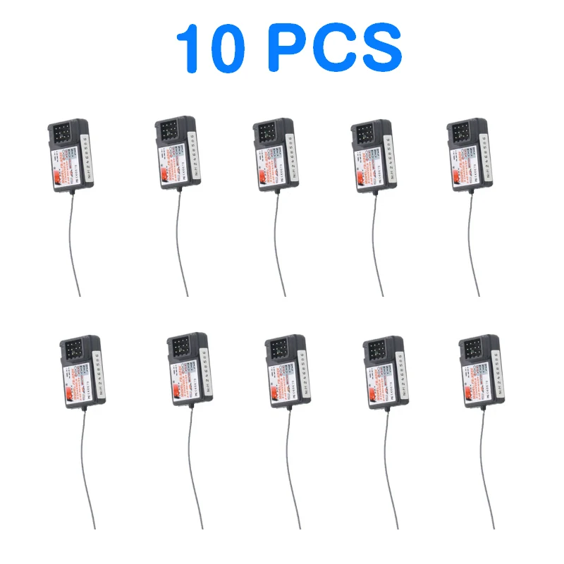 

10 PCS Flysky FS-GR3E 3 Channel 2.4G GR3E Receiver with Failsafe GT3B GR3C Upgrade for RC Car Truck Boat GT3 GT2 Transmitter