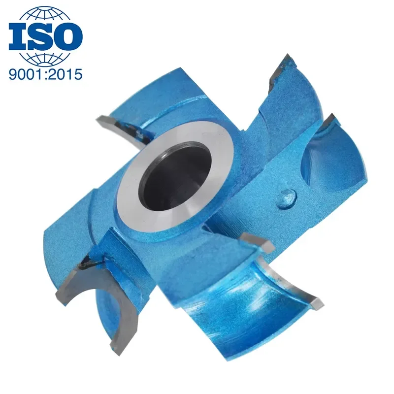 Power Tool Heavy Cut Helical Tip Wood Planer Shaft Blade Edge Band Trimming Machine 6 Tooth Spiral Cutter Head