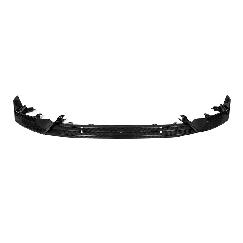 

3 PCS Pure Carbon Fiber Front Bumper Spoiler Lip SQ Style for BMW G08 BEV LCI IX3 2022+ Electric Car Front Lip