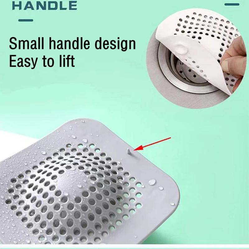 Kitchen Sink Filter Strainer Shower Drain Hair Catchers Hair Stoppers Sink Mesh Bathtub Trough Filter Bathroom Accessories