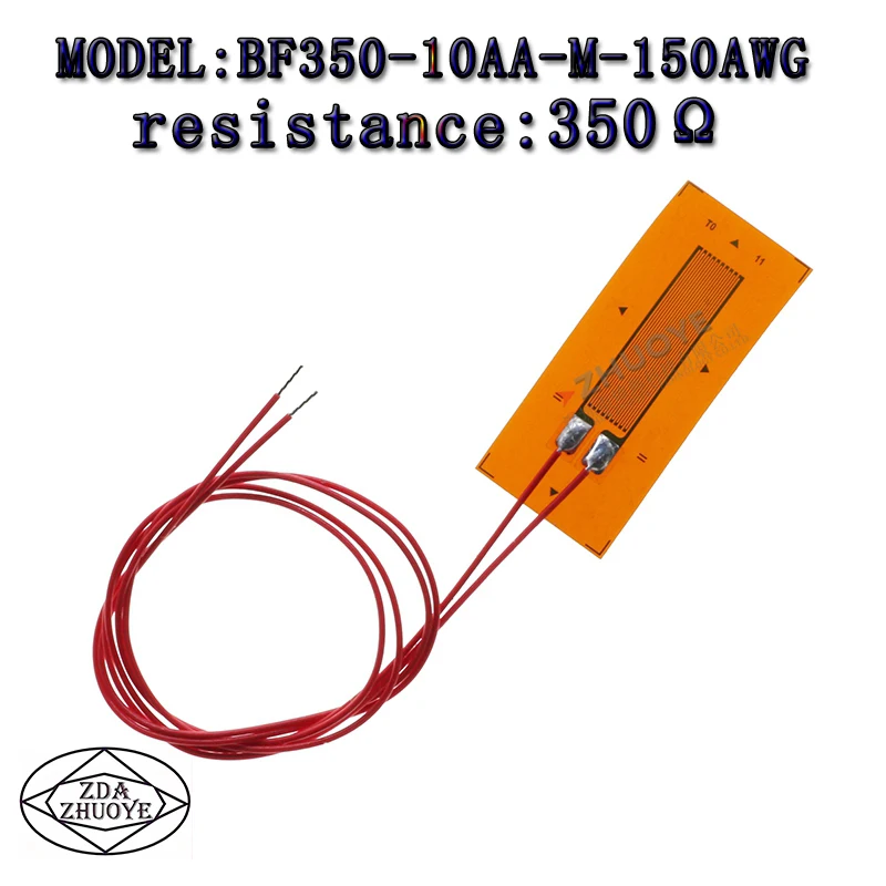 Strain GaugeBF/BHF350-10AA-M-150AWG Resistensi Presisi Tinggi Resistensi 350Ω Tekanan Berat/Sensor Berat