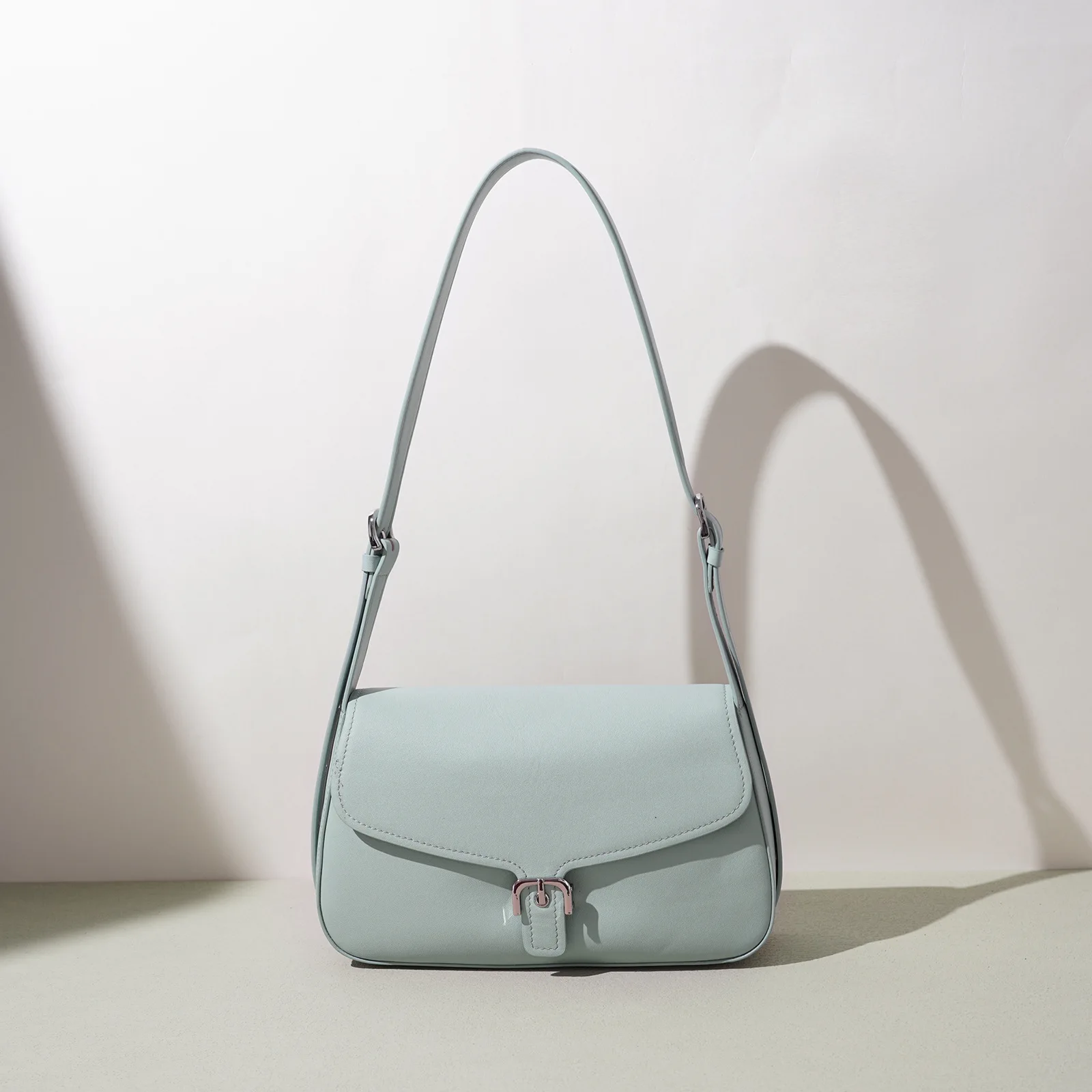 2026 New Genuine Leather Shoulder Bag for Women сумка женская Lavender Flap Adjustable Strap Casual Purse