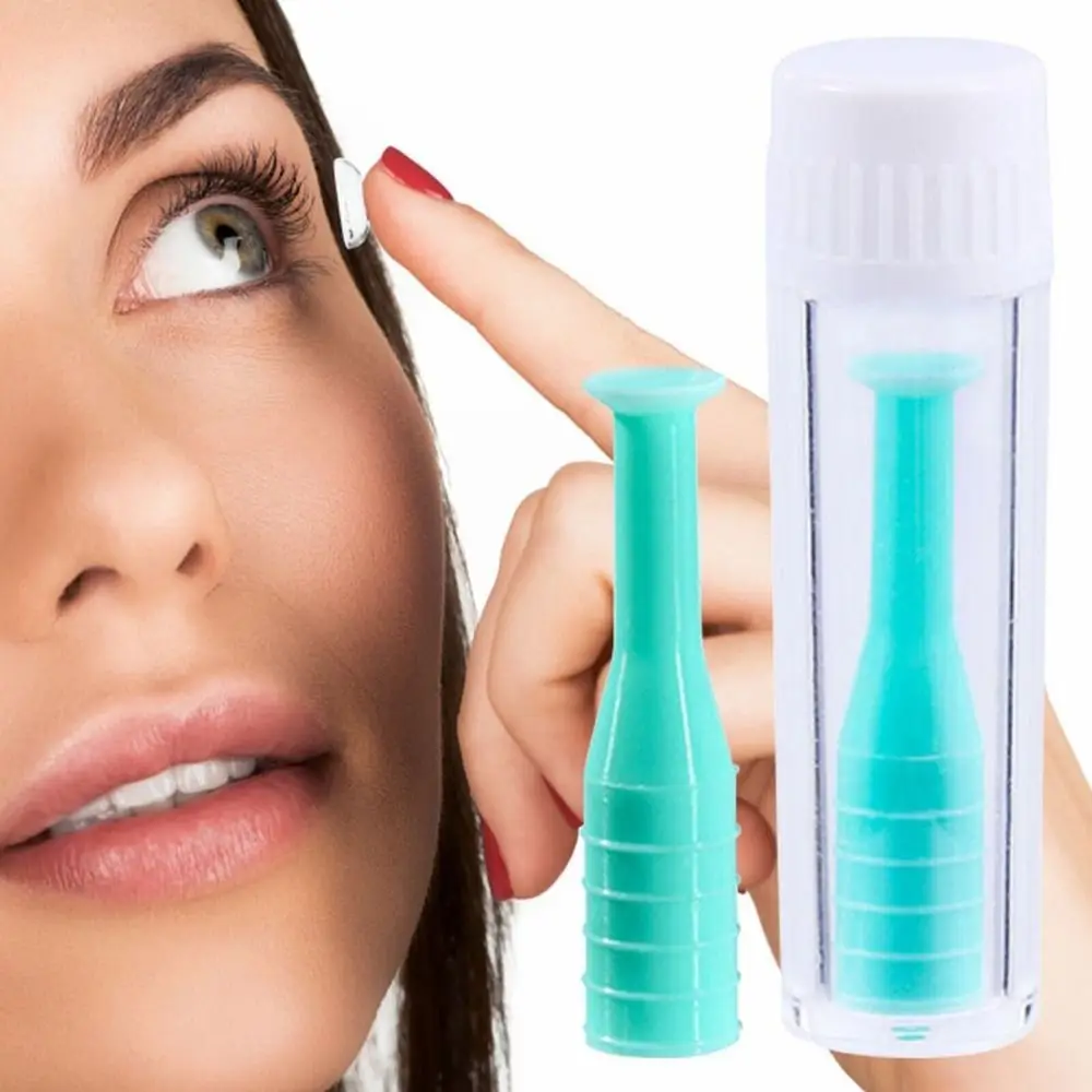 أداة إزالة سيليكون ناعمة للعدسات اللاصقة ، مكبس إزالة ، مزيل كباس ، قطعة واحدة ، عدسة مقعرة ، صلبة ، 5 ange