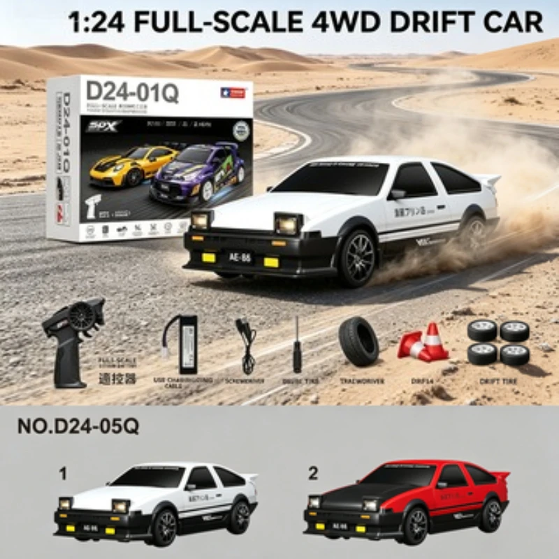 2026New 1:24 4WD RC Drift Car  - огляд і ціна Remote Control Car