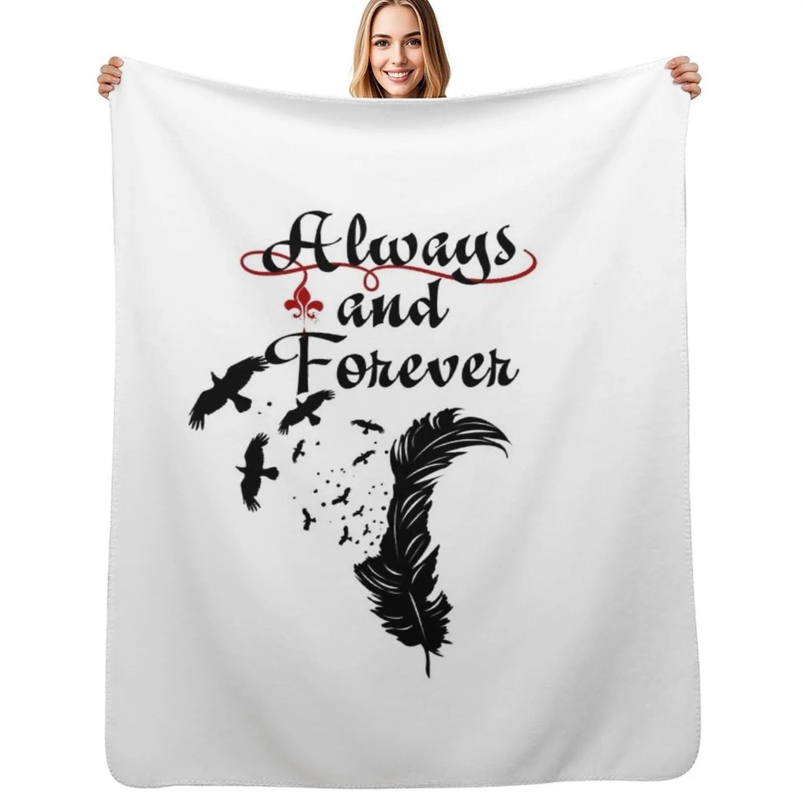 Klaus. Always and Forever. Throw Blanket Warm Plush Fuzzy Blanket for Living Room
