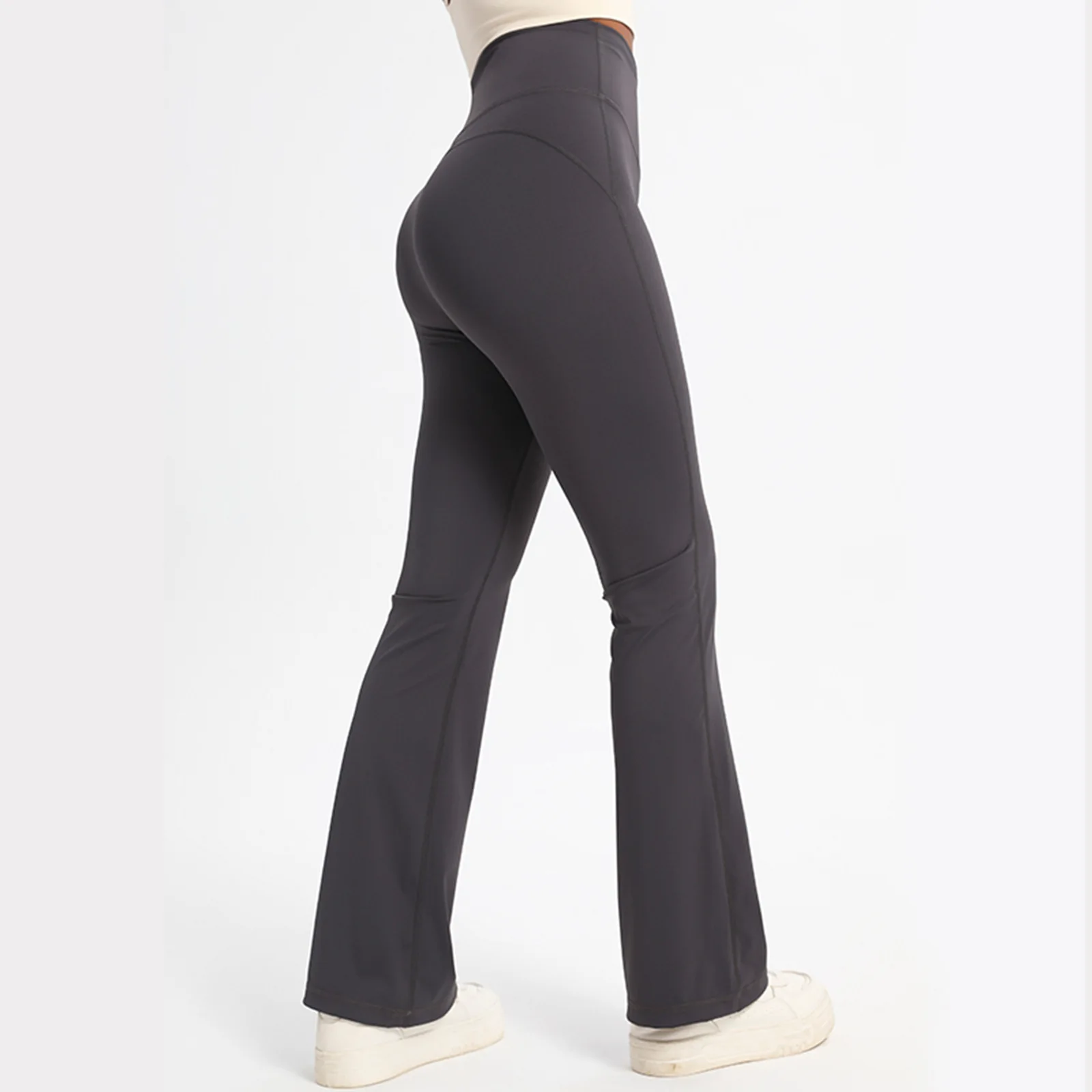 Pantaloni da yoga Zeyla Naked Feel 2025 Leggings bootcut svasati estivi a vita alta Pantaloni da allenamento slim fit per fitness da ballo