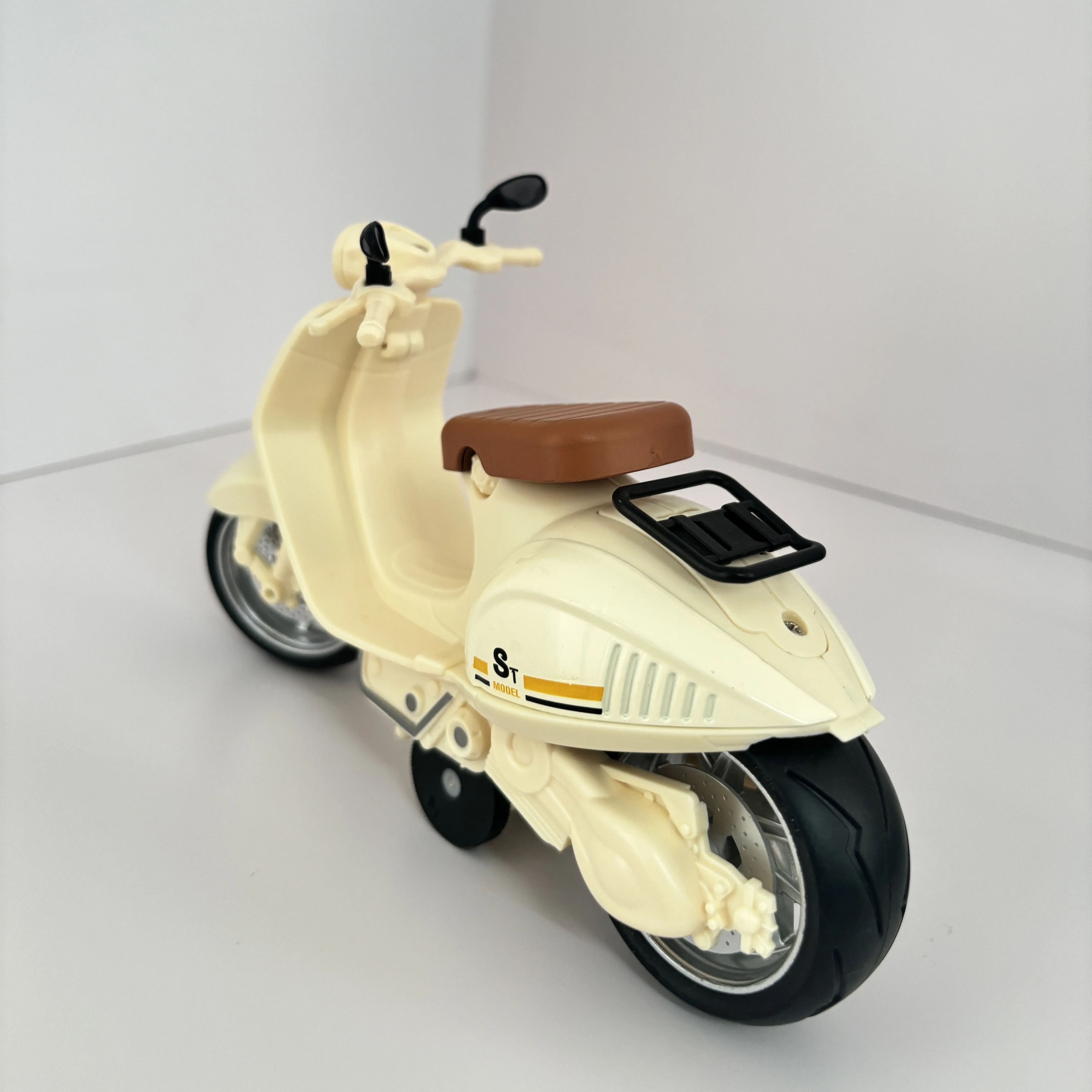 1: 10 Freizeit Mini Motorrad Legierung Modell Auto Sound und Licht Pull-Back Simulation Serie Modell Spielzeug für Kinder