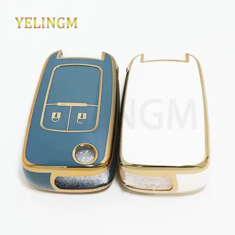 2-przyciskowy pokrowiec na kluczyk samochodowy do Opel Astra Corsa Meriva Zafira Antara J do Chevrolet Cruze Aveo Trax Pokrowiec na kluczyk Akcesoria