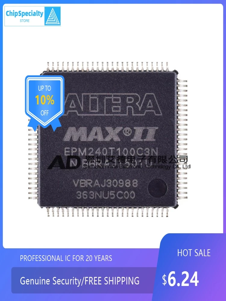 Original EPM240T100C4N TQFP-100 package embedded programmable gate array chip