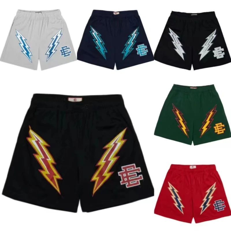 Edelson shorts esportivos para homens, skyline da cidade de nova york, nova york, ginásio, casual, respirável, básico, novo, nova york, esportes