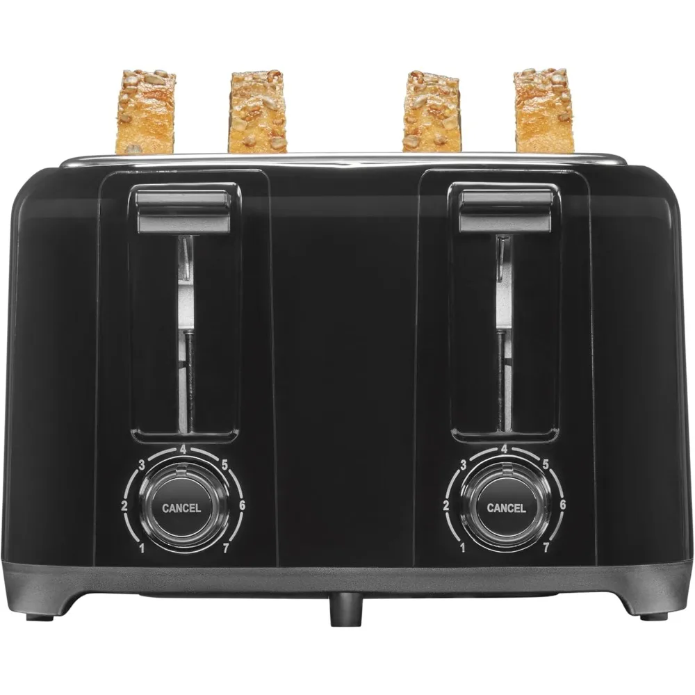

4 Slice Toaster with Extra Wide Slots for Bagels, Cool-Touch Walls, Shade Selector, Toast Boost