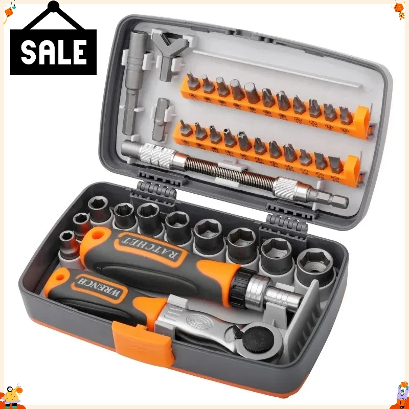 2026 New Saving Ratchet Screwdriver Set Household Combination Toolbox Hardware Magnetic Screw Driver Kit Bits Torx Screwdrivers