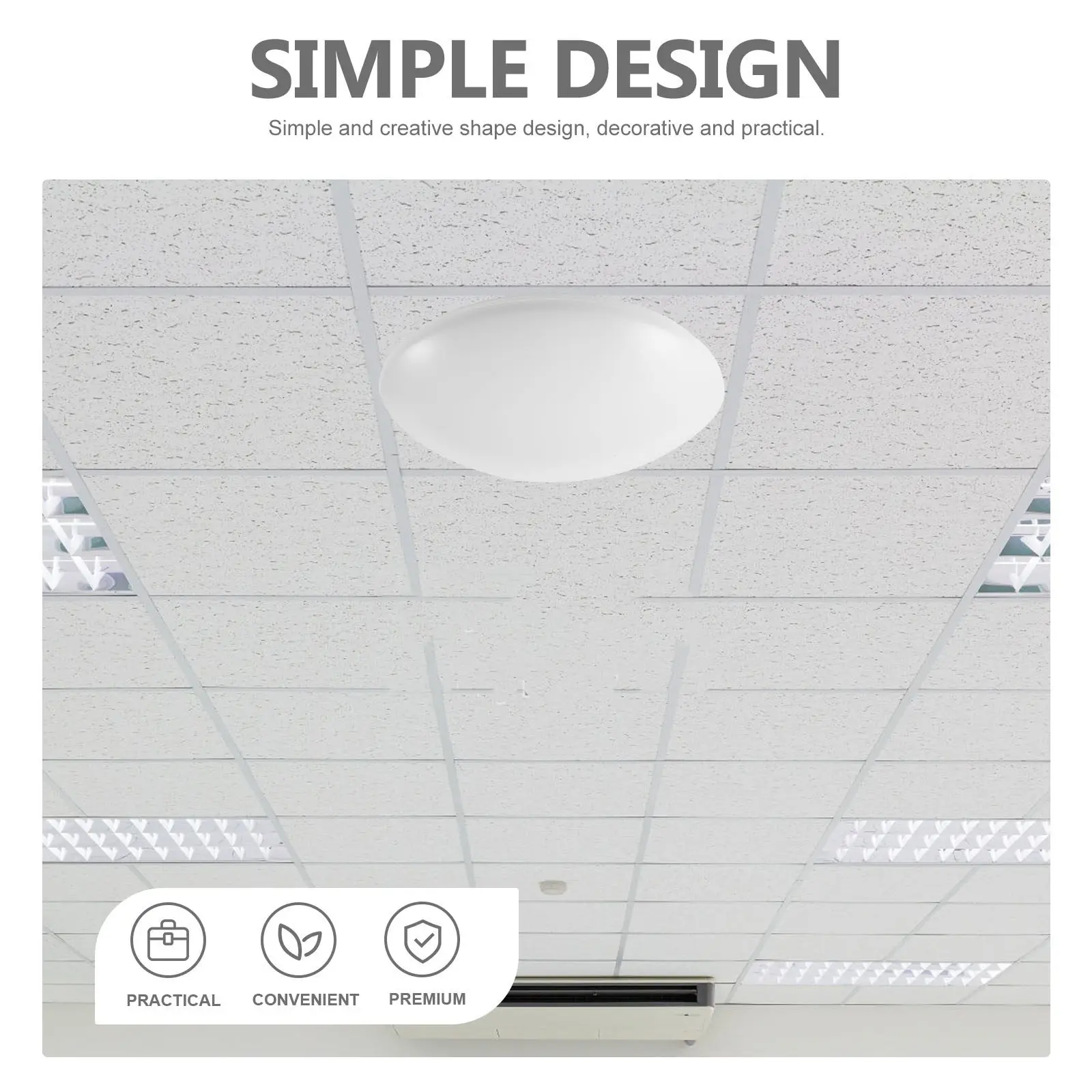 

Крышка для потолочного светильника, акриловый круглый плафон, чехол для светильника для спальни, гостиной, офиса, кухни