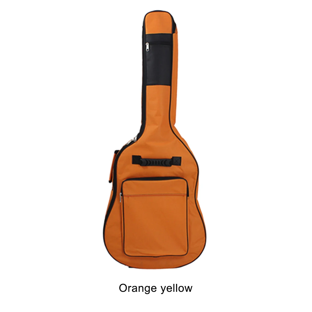 Mochila guitarra saco com alças ajustáveis, transporte conveniente, vários usos, lava vermelho