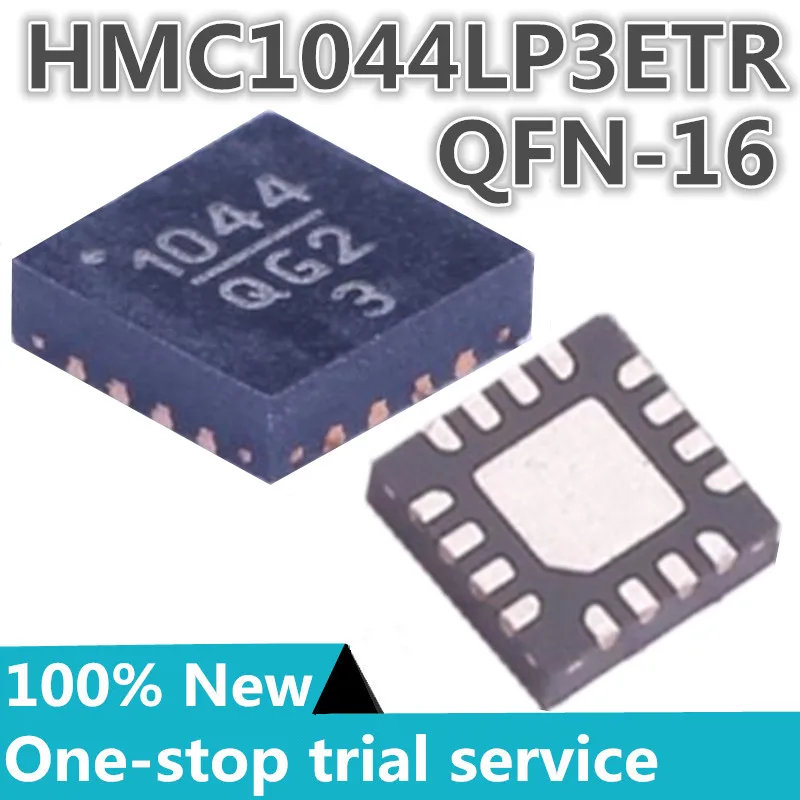 1-10PCS %New original HMC1044LP3E HMC1044LP3ETR Silk screen 1044 QFN-16 Low pass filter IC low pass