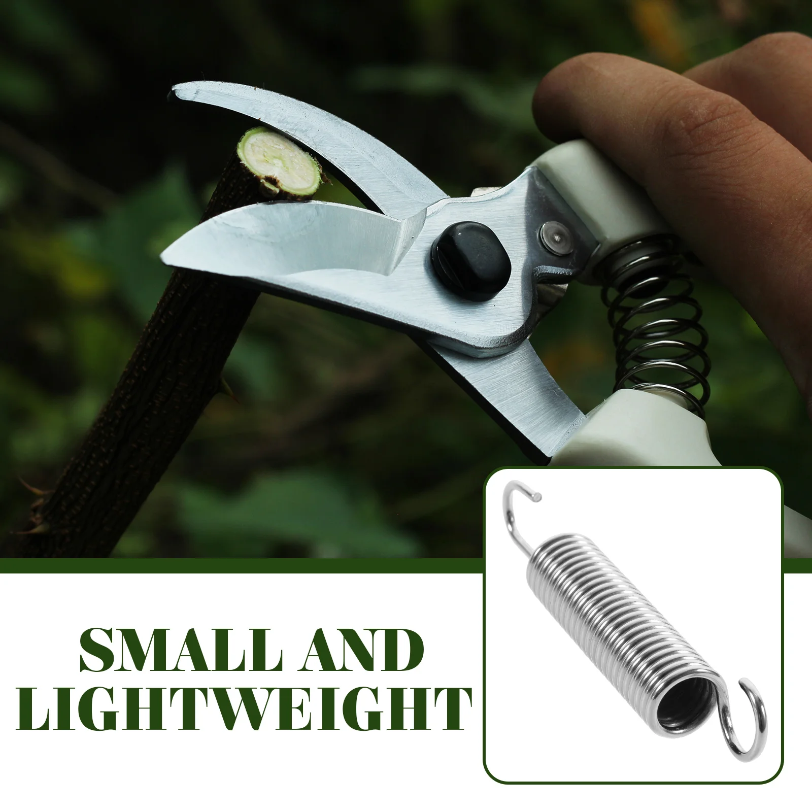 

10pcs Pruning Shears Springs Stainless Steel Replacement Gardening Tools Parts Trimming Spring Pruner Accessories Long Lasting