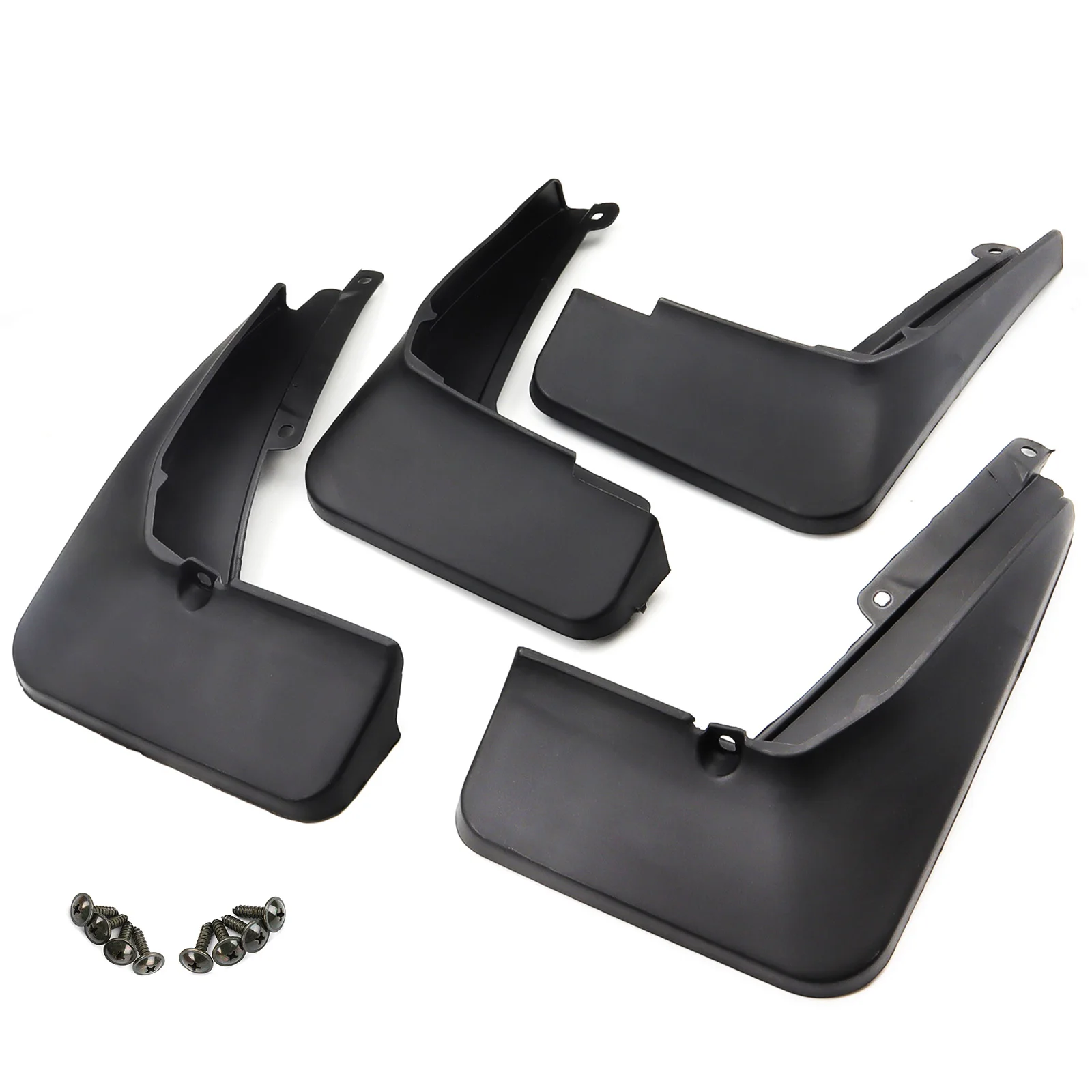 Set Mudflaps For VW ID.4 ID.5 ID4 ID5 EV 2020 2021 2022 2023 Mud Flaps Splash Guard Mudguards Front Rear Molded Car Styling