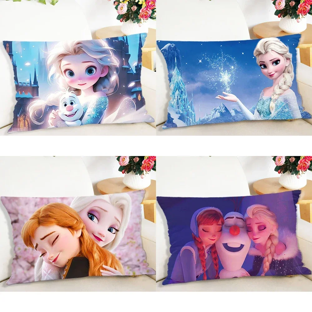 Disney Frozen Princess Pillowcase Elsa Anna Princess Pillowcase Home Living Room Sofa Room Decoration Children Gift