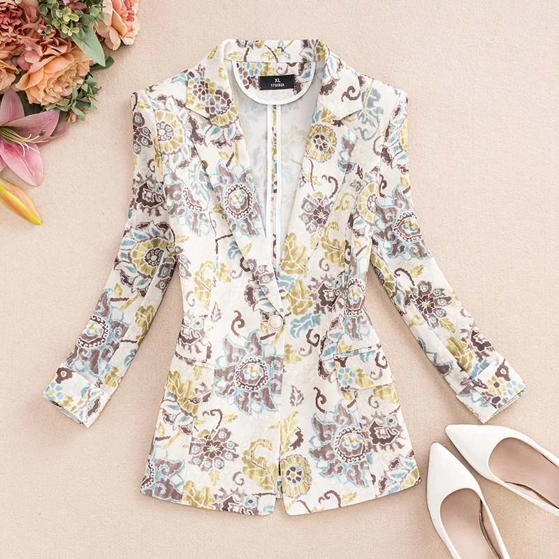 

Новый летний женский облегающий топ с цветочным принтом и защитой от солнца Seven Sve, тонкое пальто в стиле вестерн, оригинальный дизайн, полиэстер...