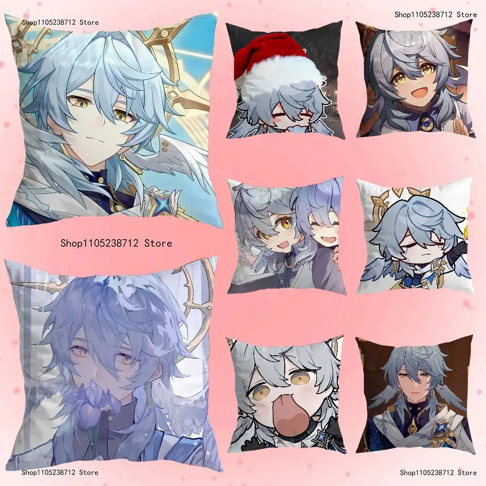 

H-Honkai-S Star Game Rails S-Sunday Anime Celebrity Merchandise All-Match Printed Pillow Case Sofa Car Room Decoration Protector