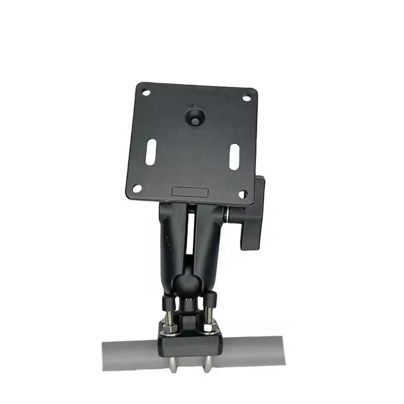 Двойной U-образный болт размера 1,5 дюйма, прямоугольный усилитель с шаровым креплением 1,5 дюйма для VESA 75 x 75, двойное шаровое крепление для дисплеев
