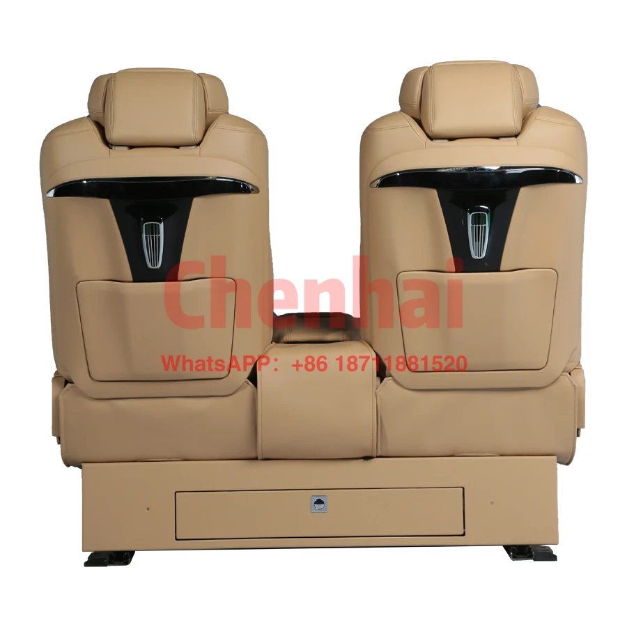 مقاعد السيارات الفاخرة KIMSSY المخصصة للمقعد الخلفي لسيارات الدفع الرباعي MPV RV Van متنقل مع درج خلفي الأكثر مبيعًا