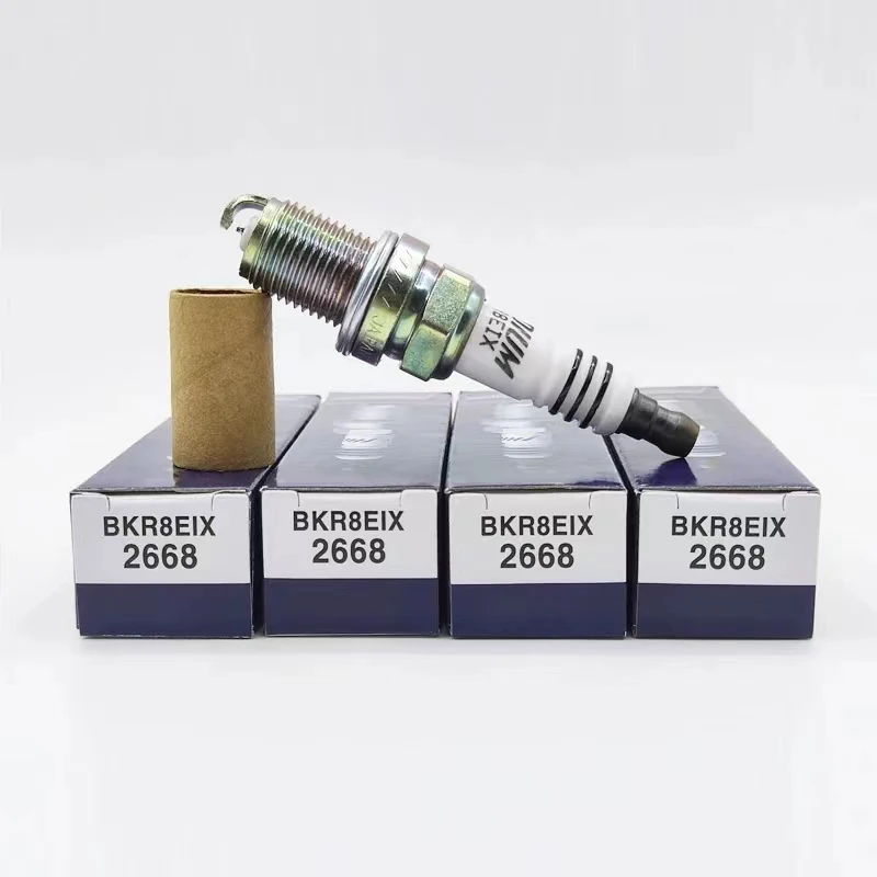 

4pcs 2668 BKR8EIX Spark Plug Iridium IX fit for Audi Volkswagen A3 A4 A5 TT TTS CC Tiguan Jetta Passat Car Iridium Power Plugs