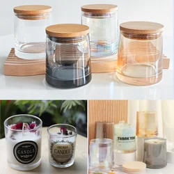 Color Candle Glass DIY Self-made Incense Candle Cup Restaurant Afternoon Tea Fragrance Filled with Wax Empty Cup Decoration
